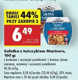 Biedronka Sałatka z tuńczykiem Marinero oferta