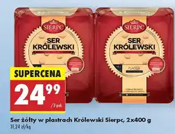 Biedronka Ser żółty w plastrach Królewski Sierpc oferta