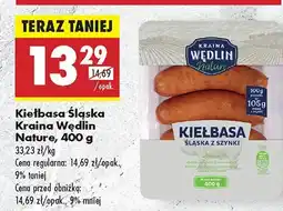 Biedronka Kiełbasa Śląska Kraina Wędlin Nature oferta