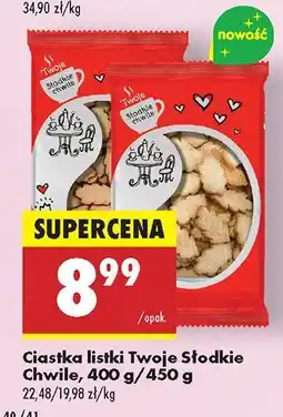 Biedronka Ciastka listki Twoje Słodkie Chwile oferta