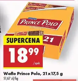 Biedronka Wafel Prince Polo oferta