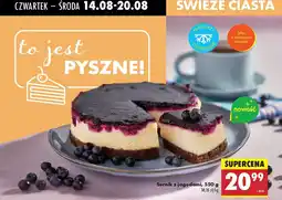 Biedronka Sernik z jagodami Biedronka oferta