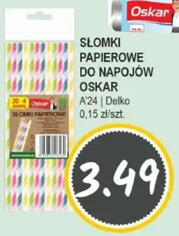 Słoneczko Słomki papierowe do napojów oskar delko oferta