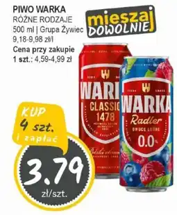 Słoneczko Piwo warka grupa żywiec oferta