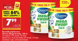 Biedronka Ręcznik papierowy Queen Mega Sweep 120m oferta