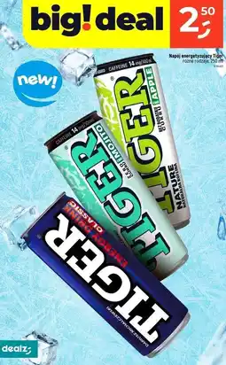 Dealz Napój apple zero Tiger Energy Drink oferta