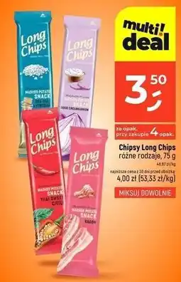 Dealz Chipsy śmietana - cebula Long Chips oferta