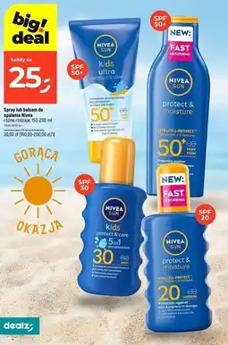 Dealz Nawilżający spray ochronny na słońce spf 30 Nivea Sun Kids oferta