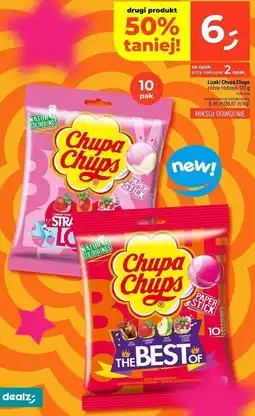 Dealz Lizaki cola + milky fruit paczka Chupa Chups The Best Of oferta