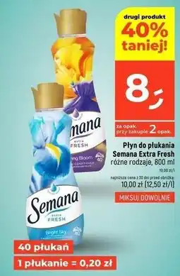 Dealz Płyn do płukania spring bloom Semana Extra Fresh oferta