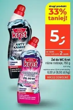 Dealz Żel do wc multi action Kret oferta