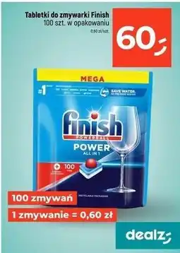 Dealz Tabletki do zmywarki Finish Power All In 1 oferta