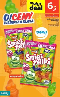 Dealz Żelki kwaśne Nimm2 Śmiejżelki Happies oferta