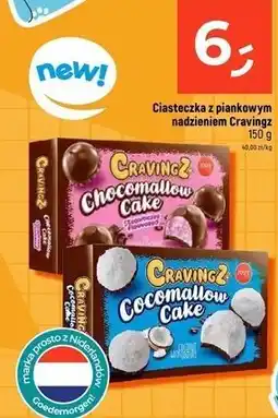 Dealz Ciasteczka z nadzieniem piankowym truskawka Cravingz oferta