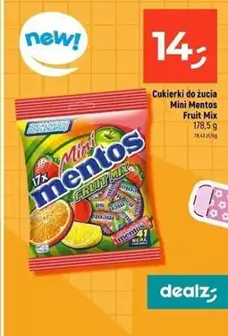Dealz Dropsy fruit mix Mentos Mini oferta