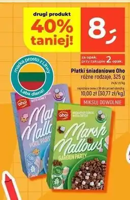Dealz Płatki śniadaniowe marshmallows pool party Oho! oferta