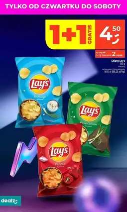 Dealz Chipsy zielona cebulka Lay's oferta