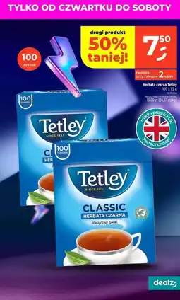 Dealz Herbata czarna Tetley Classic oferta