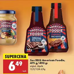 Biedronka Sos BBQ original American Foodie oferta