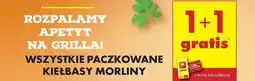 Biedronka Kiełbasy paczkowane Morliny: 1+1 gratis, wszystkie rodzaje oferta