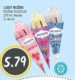 Słoneczko Lody rożek nordis oferta