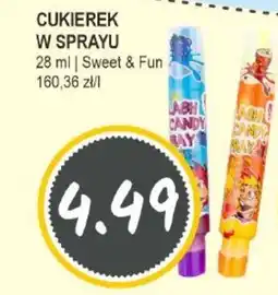 Słoneczko Cukierek w sprayu sweet & fun oferta
