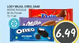 Słoneczko Lody milka, oreo, daim froneri oferta