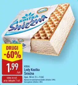 ALDI KORAL Lody Kostka Śnieżna oferta