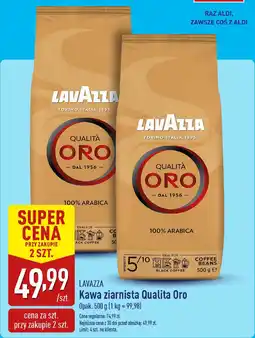 ALDI LAVAZZA Kawa ziarnista Qualita Oro oferta