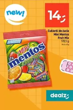 Dealz Cukierki do żucia Mini Mentos Fruit Mix oferta