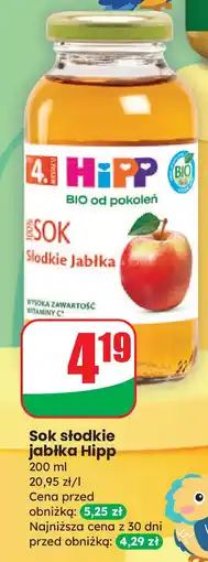 Dino Sok słodkie jabłka Hipp oferta