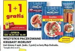 Biedronka Kiełbasa morlińska z piersią kurczaka Morliny oferta