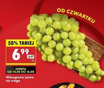 Biedronka Winogrona białe oferta