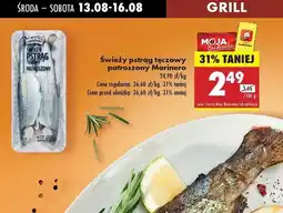 Biedronka Pstrąg tęczowy patroszony Marinero oferta