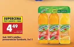 Biedronka Sok jabłkowy + pomarańczowy Tymbark oferta
