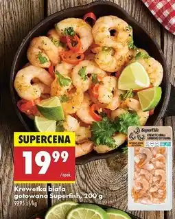 Biedronka Krewetki białe gotowane Superfish oferta