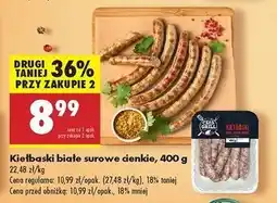 Biedronka Kiełbaski białe surowe Czas Na Grill oferta