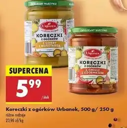 Biedronka Koreczki z ogórków chilli i czosnkiem Urbanek oferta
