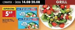Biedronka Ser sałatkowo-kanapkowy 18 % Mlekovita Favita oferta