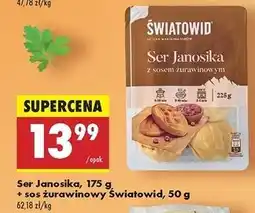 Biedronka Ser janosika z sosem żurawinowym Światowid oferta