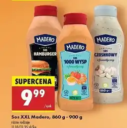 Biedronka Sos 1000 wysp Madero oferta