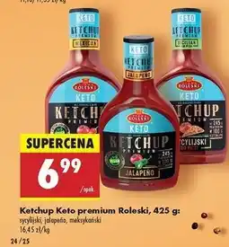 Biedronka Ketchup premium meksykański Roleski Keto oferta