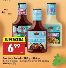 Biedronka Sos bbq chipotle Roleski Keto oferta