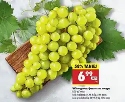 Biedronka Winogrona jasne oferta