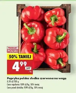 Biedronka Papryka czerwona polska oferta