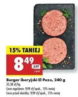 Biedronka Burger iberyjski Elpozo oferta