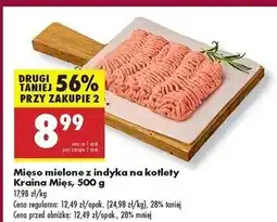 Biedronka Mięso mielone z indyka Kraina Mięs oferta