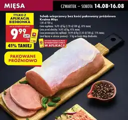 Biedronka Schab wieprzowy bez kości Kraina Mięs oferta
