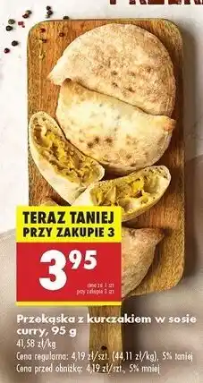 Biedronka Przekąska z kurczakiem i curry oferta