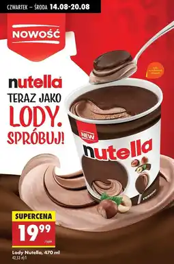 Biedronka Lód Nutella oferta
